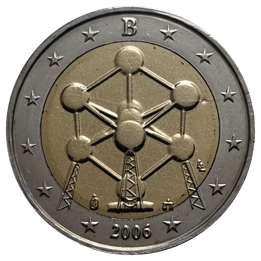 2 euros conmemorativa El Atomium